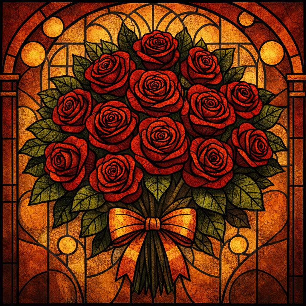 薔薇の花束